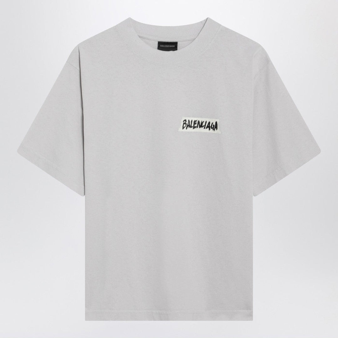 Shirts &amp; Tops Balenciaga - White Masking Tape T-shirt, medium fit Brand