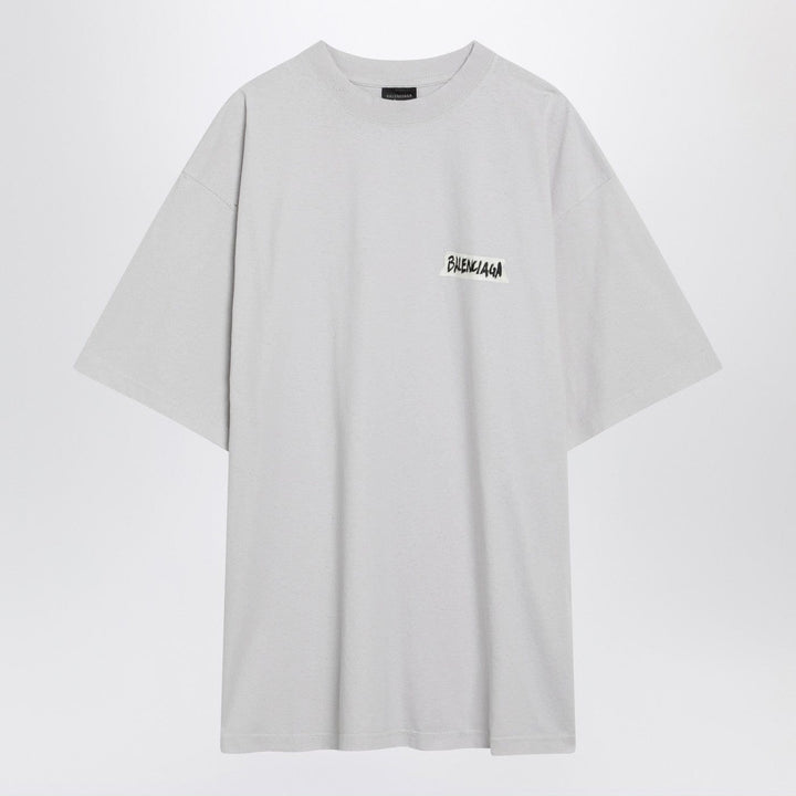 Shirts &amp; Tops Balenciaga - White Masking Tape T-shirt with medium fit Brand