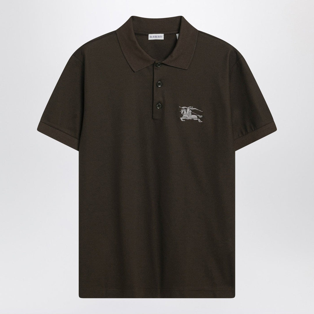 Shirts &amp; Tops Burberry - Dark green cotton polo shirt with EKD Brand