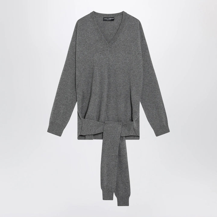 Dolce&amp;Gabbana - Grey cashmere sweater Brand Shirts &amp; Tops 38  IT