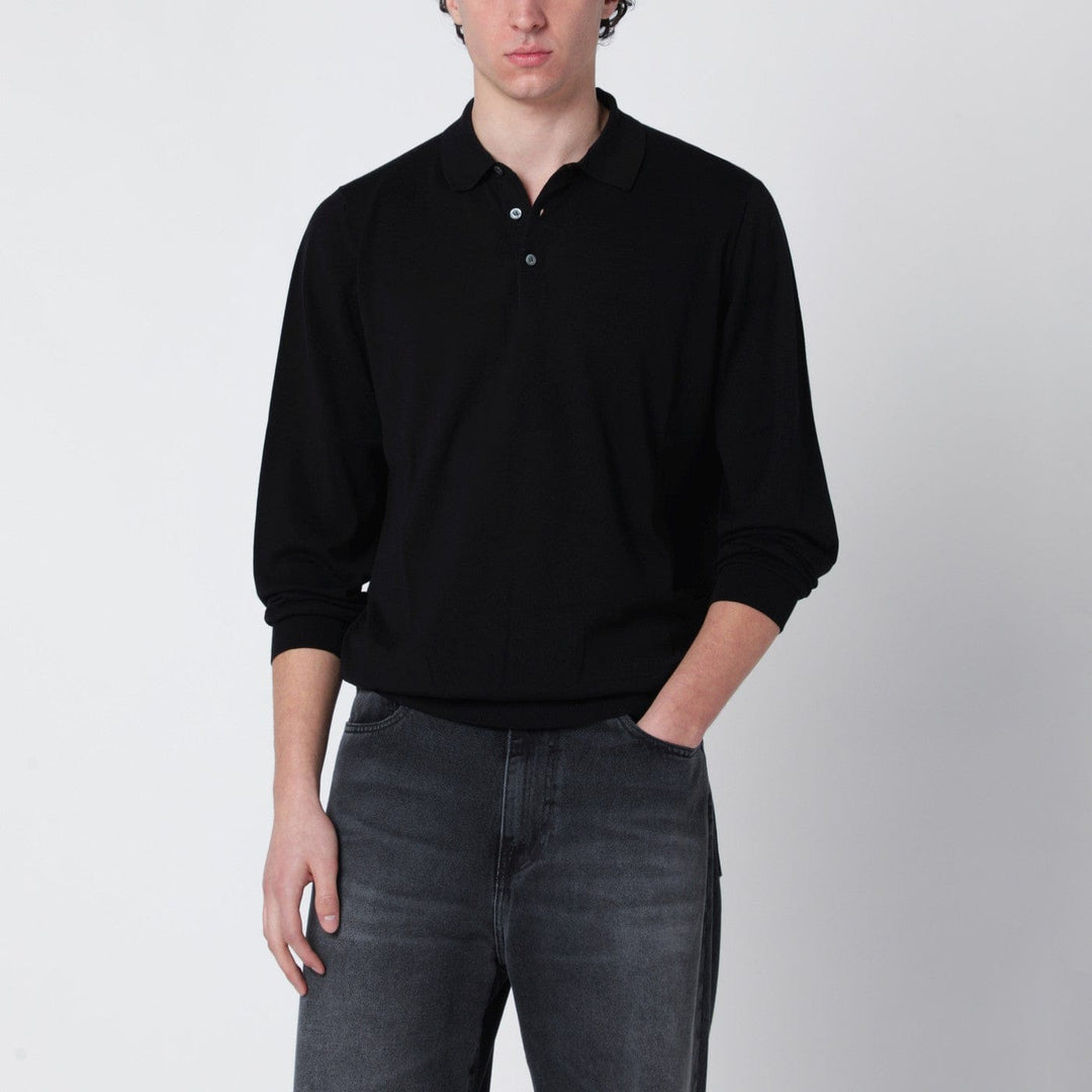 Shirts & Tops Drumohr - Black cotton polo Brand
