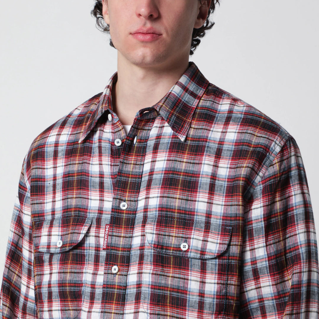 Dsquared2 - Long-sleeve plaid shirt Brand Shirts &amp; Tops