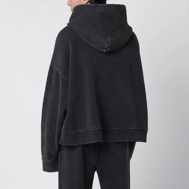 Entire Studios - Washed black cotton sweatshirt Brand Shirts &amp; Tops