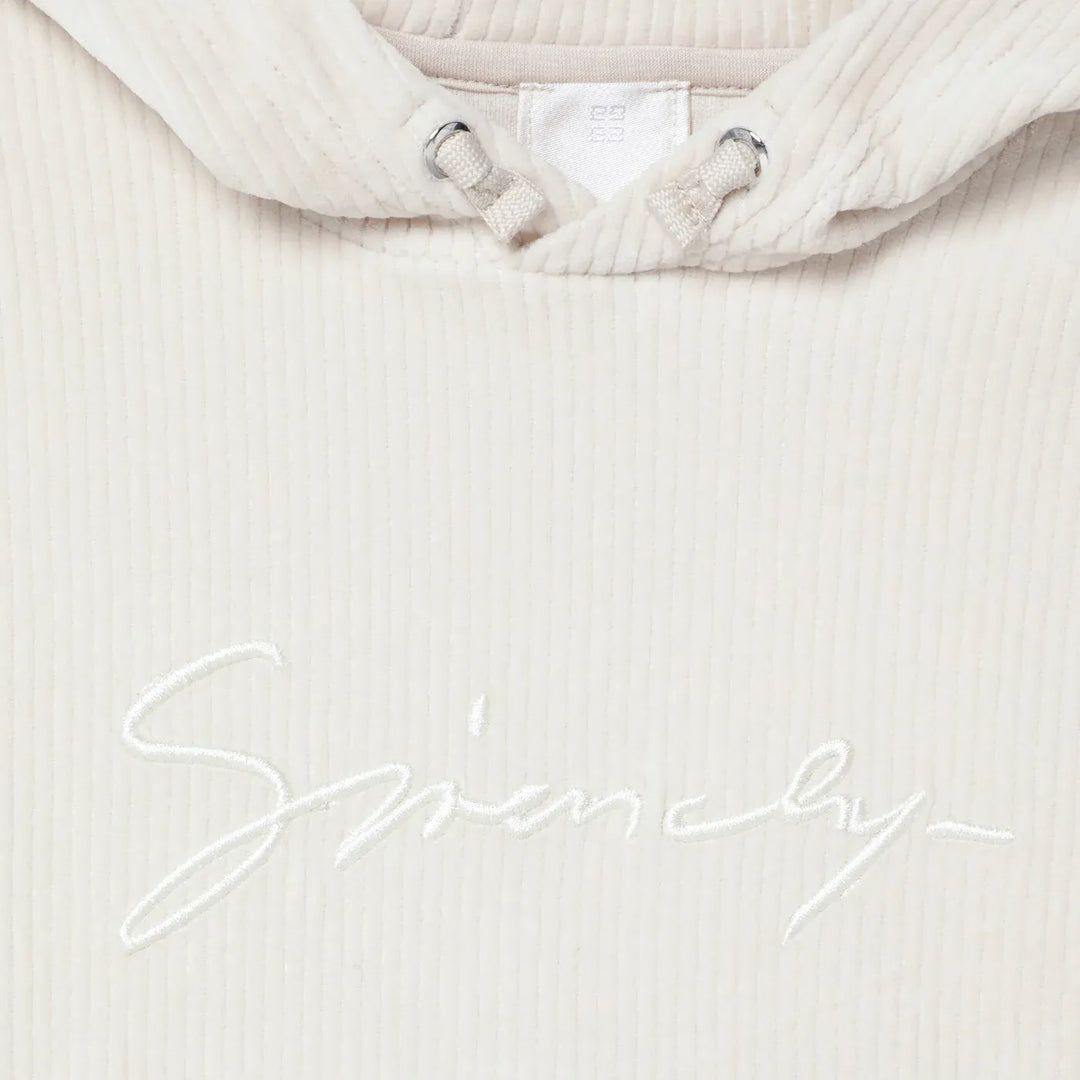 Givenchy - Cream ribbed hoodie Brand Shirts &amp; Tops 10