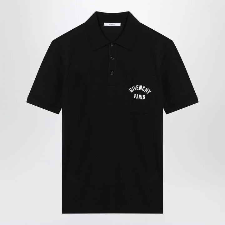 Givenchy - Dark blue polo shirt with logo embroidery Brand Shirts &amp; Tops S