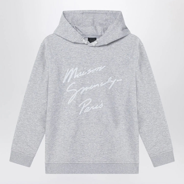 Givenchy - Grey hoodie with embroidered logo Brand Shirts &amp; Tops 8