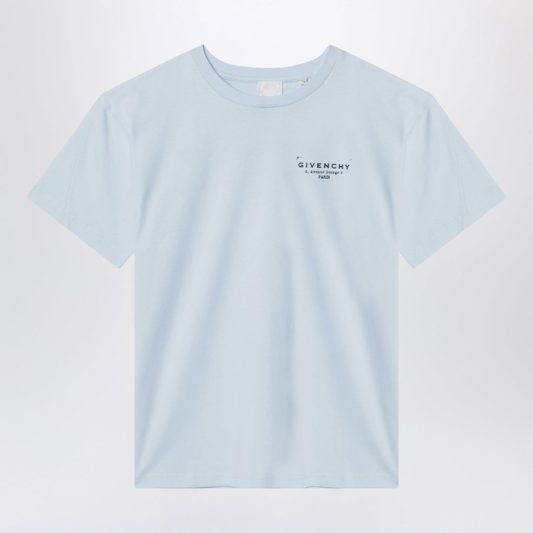 Shirts & Tops Givenchy - Light blue T-shirt with logo print Brand