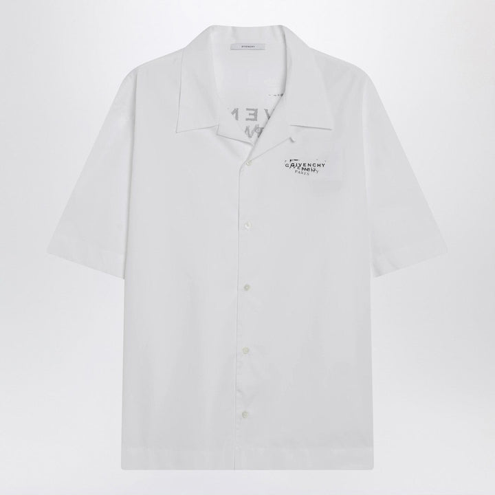 Shirts &amp; Tops Givenchy - White poplin shirt with logo print Brand