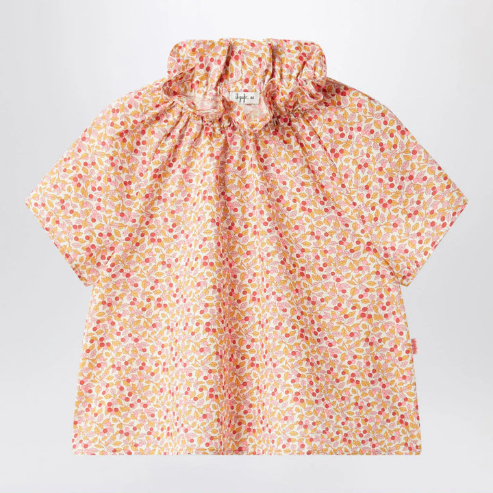 Il Gufo - Apricot-coloured top with ruffled collar Brand Shirts &amp; Tops 2A
