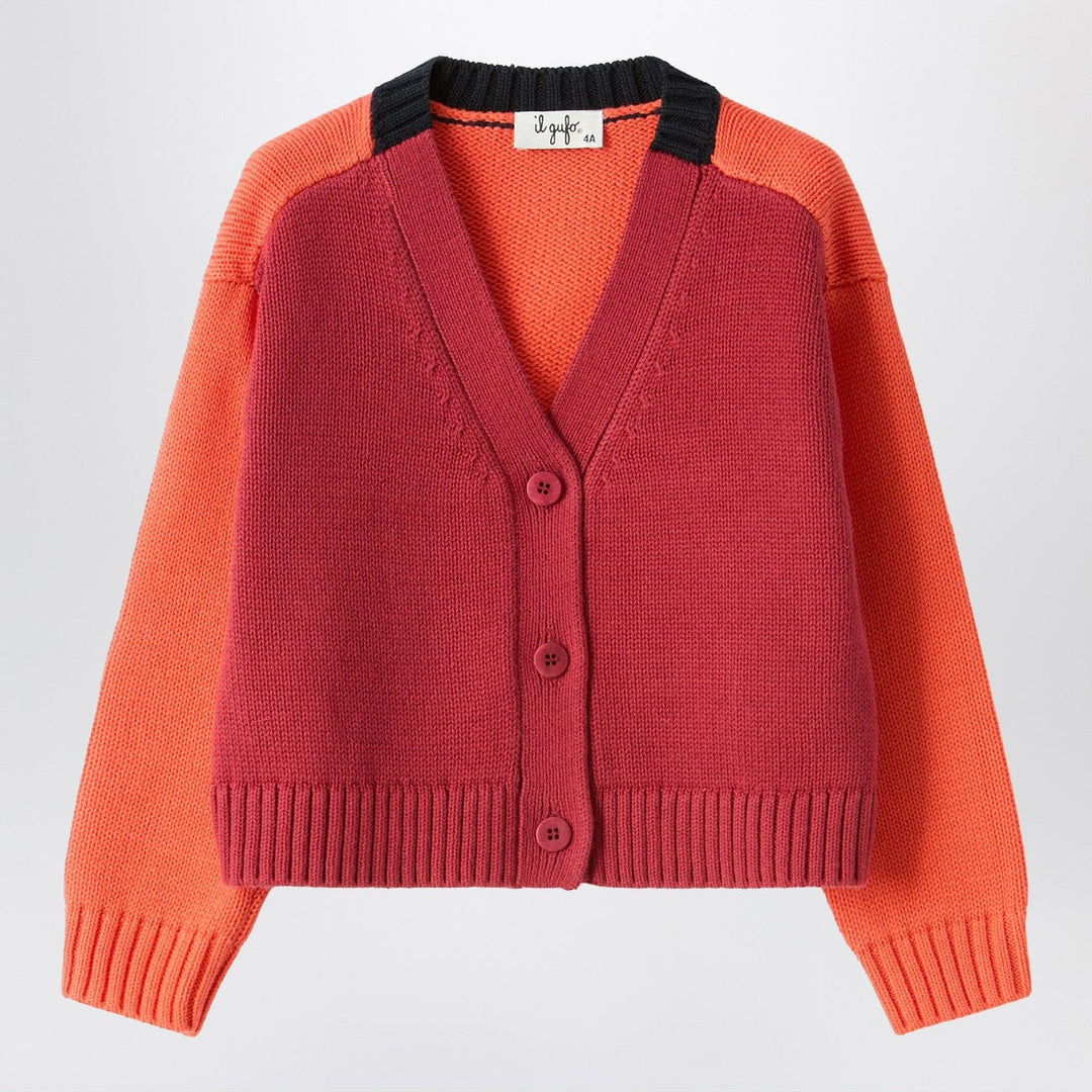 Shirts &amp; Tops 4 Il Gufo - Color-block organic cotton cardigan Brand