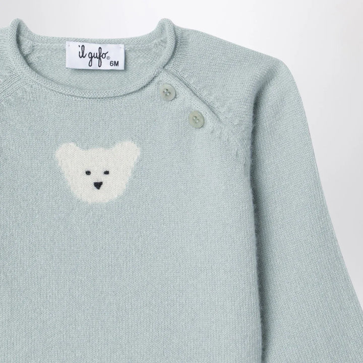 Il Gufo - Light green wool pullover Brand Shirts &amp; Tops 6