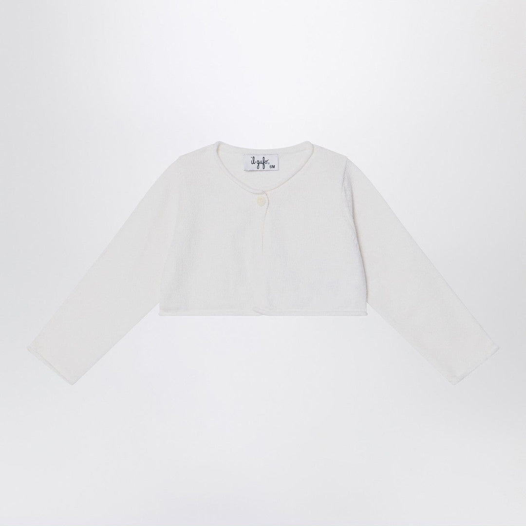 Shirts &amp; Tops 6 Il Gufo - Short wrap cardigan white milk Brand