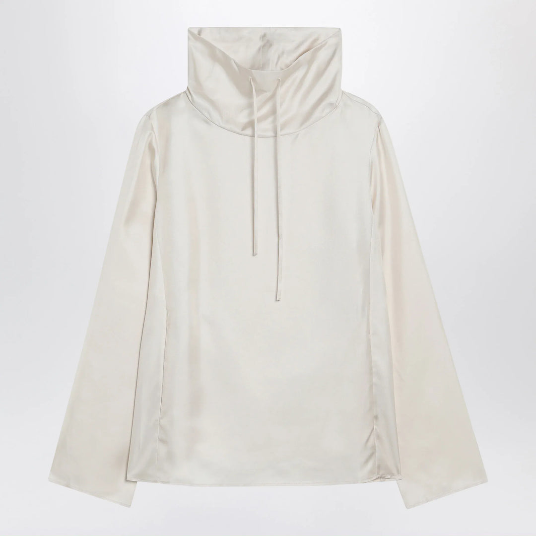 LouLou De Saison - Ivory Cyna silk blouse Brand Shirts &amp; Tops L