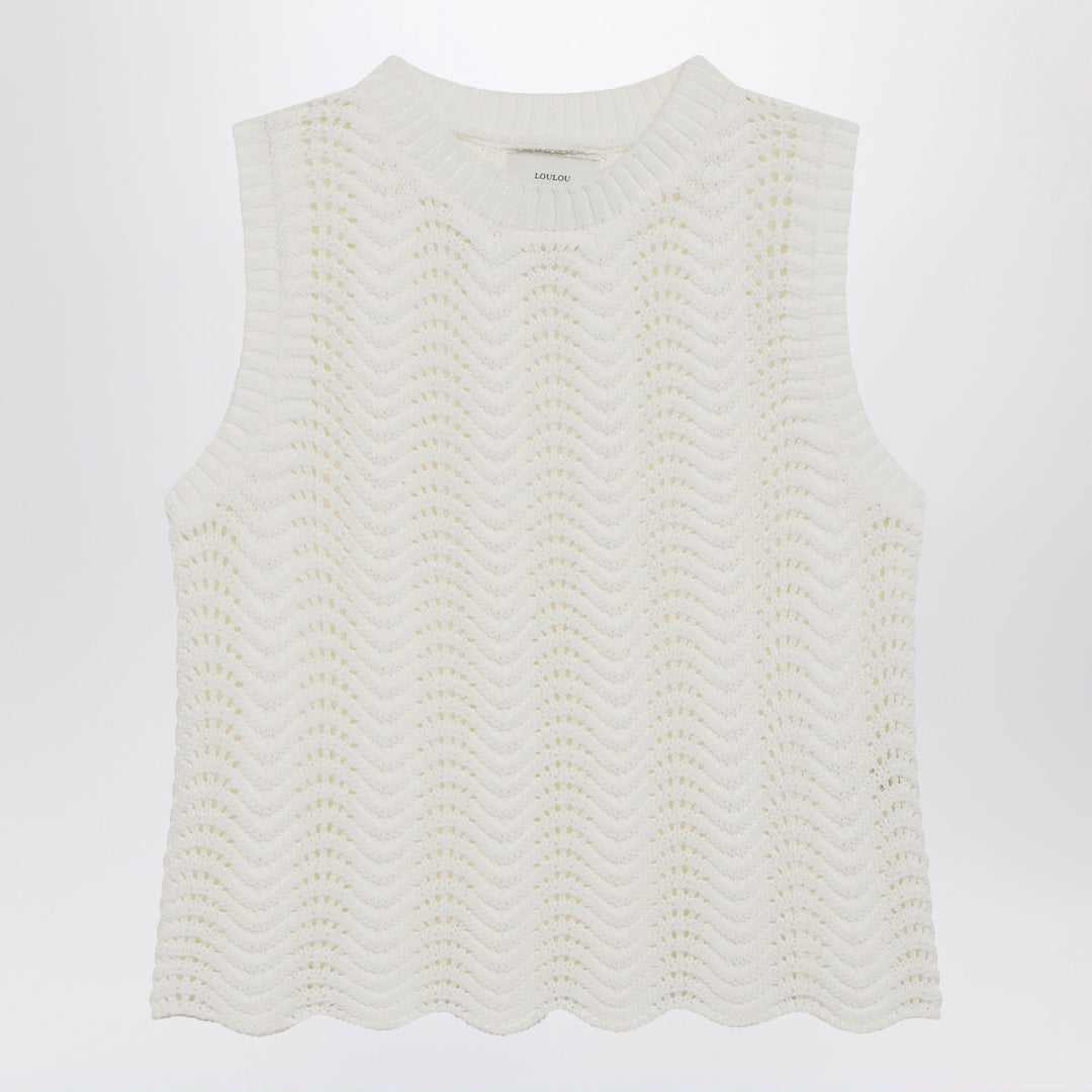 Shirts & Tops XS LouLou De Saison - Ivory Vittoria Crochet Top Brand