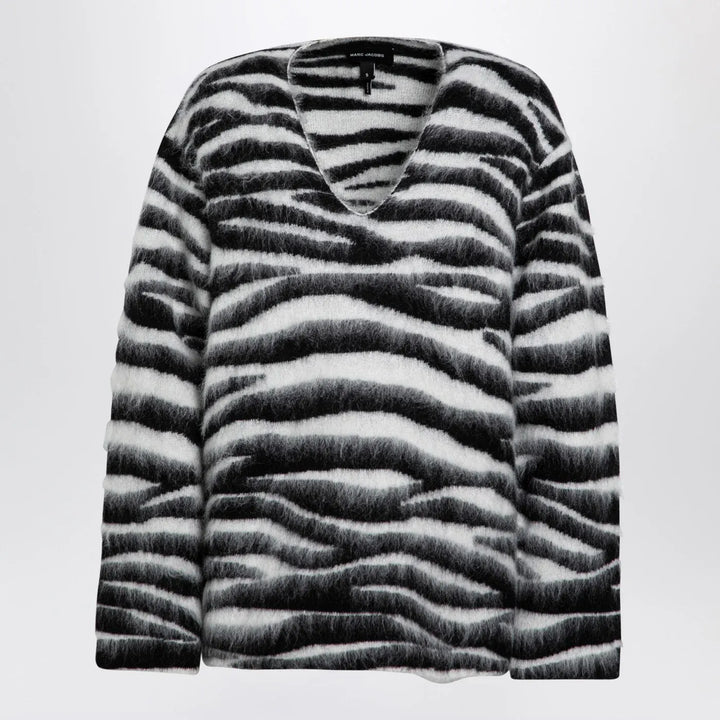 Marc Jacobs - Zebra-patterned jumper in wool blend Brand Shirts &amp; Tops S