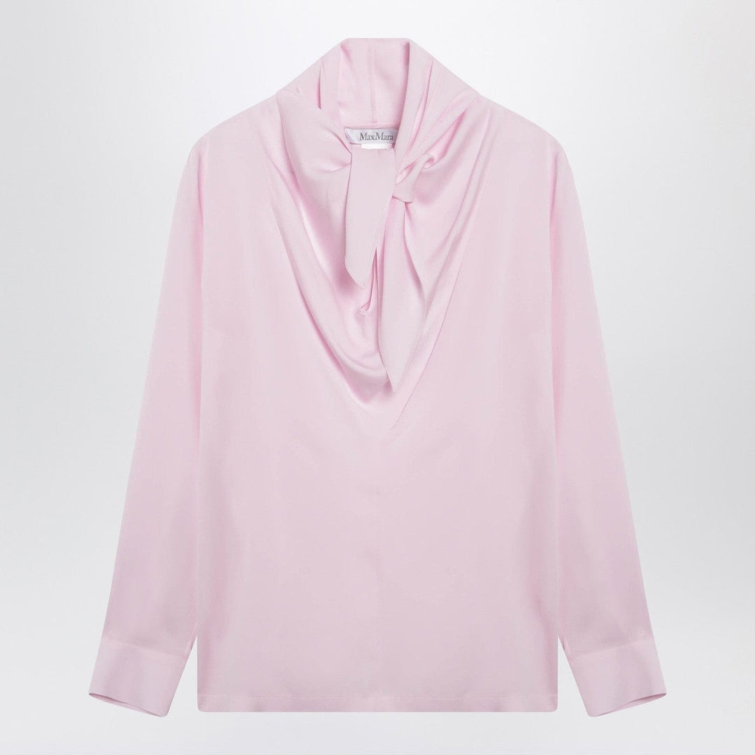Shirts &amp; Tops Max Mara - Pink blouse in silk charmeuse Brand