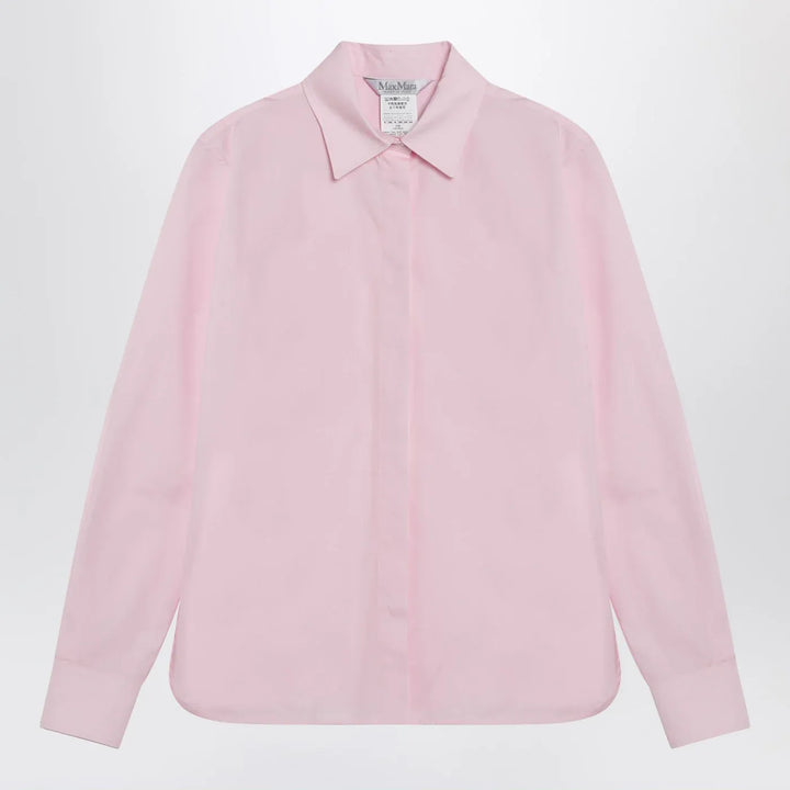 Max Mara - Pink cotton poplin shirt Brand Shirts &amp; Tops 38  IT
