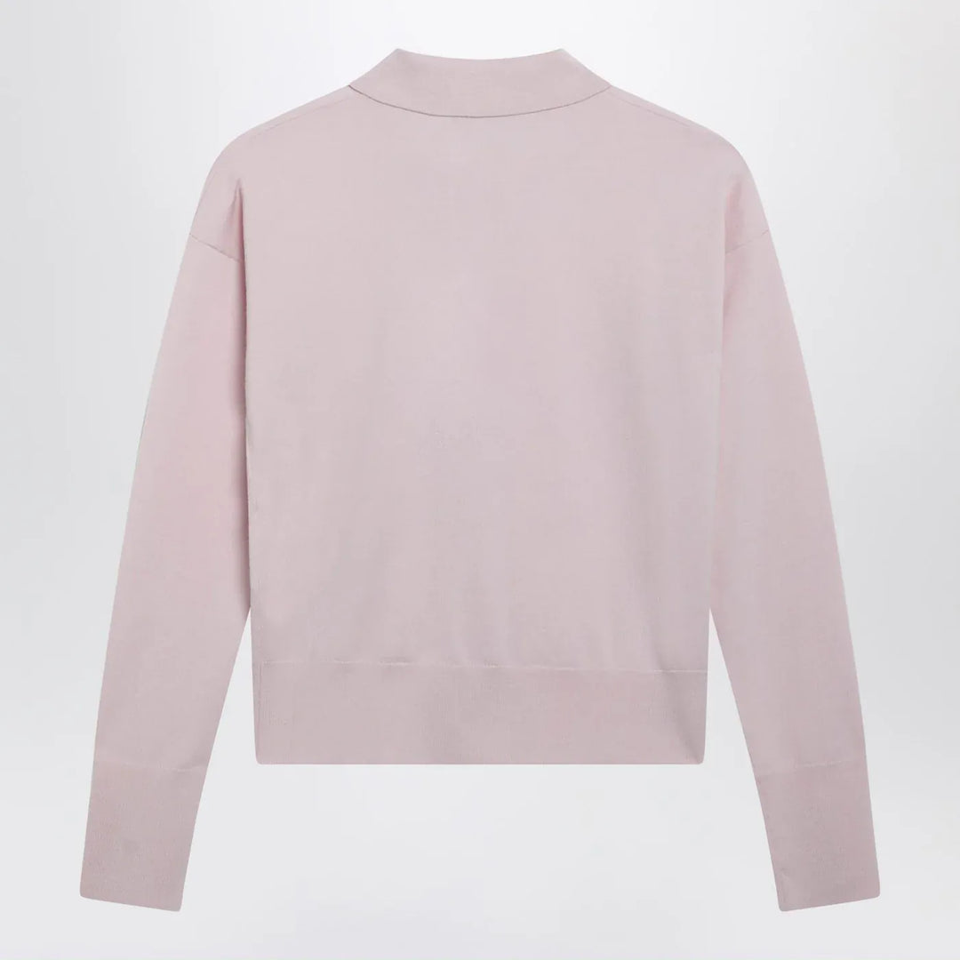 Max Mara - Pink wool-blend cardigan Brand Shirts &amp; Tops