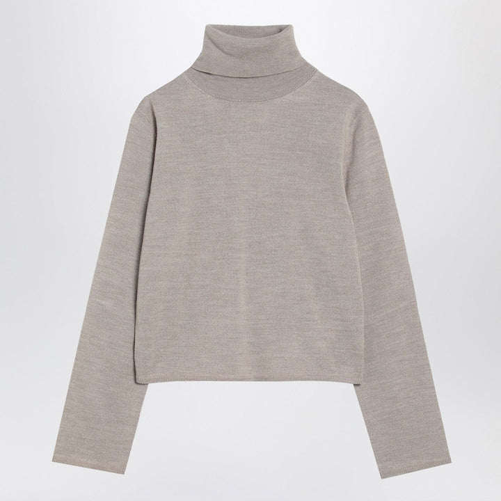 Shirts &amp; Tops L MM6 Maison Margiela - Beige wool blend turtleneck sweater Brand