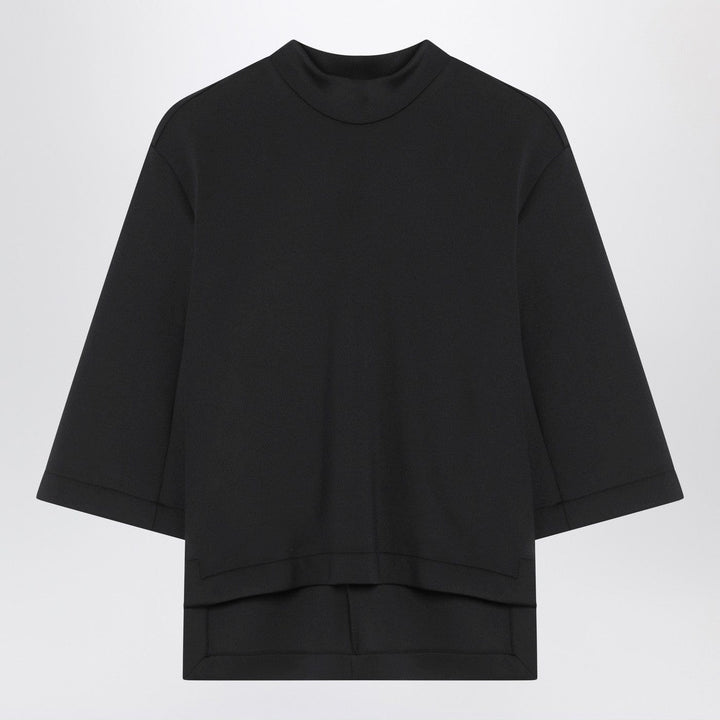 Shirts &amp; Tops Moncler X Edward Enninful - Black top with asymmetric hem Brand