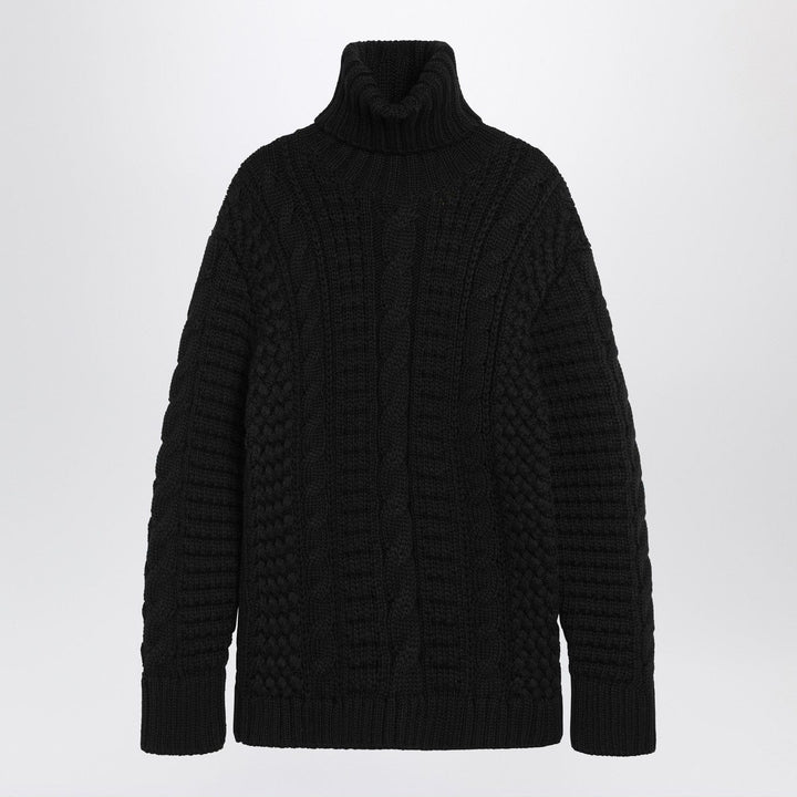 Shirts &amp; Tops Moncler X Edward Enninful - Black wool turtleneck sweater Brand