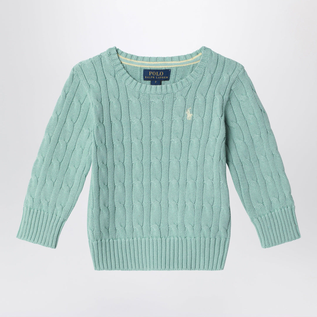 Shirts &amp; Tops Polo Ralph Lauren - Celadon green cable knit cotton jumper Brand