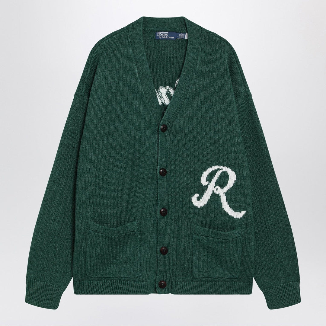 Shirts & Tops Polo Ralph Lauren - Forest green cardigan with Ralph logo Brand