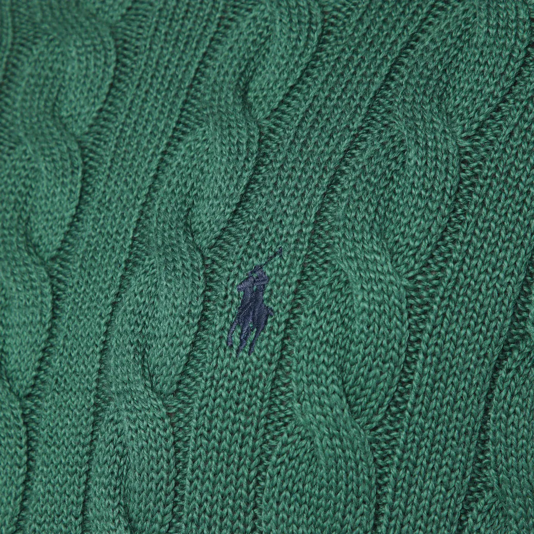 Polo Ralph Lauren - Green cotton cable-knit jumper Brand Shirts &amp; Tops XL