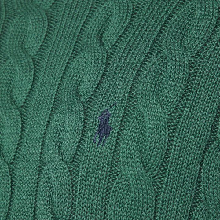 Polo Ralph Lauren - Green cotton cable-knit jumper Brand Shirts &amp; Tops XL