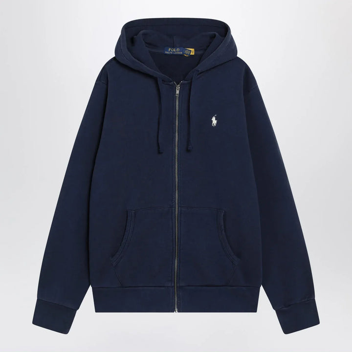 Polo Ralph Lauren - Navy blue cotton zip-up sweatshirt Brand Shirts &amp; Tops S