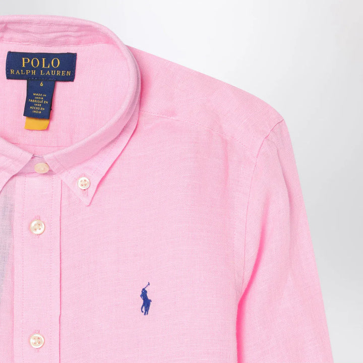 Polo Ralph Lauren - Pink linen button-down shirt Brand Shirts &amp; Tops