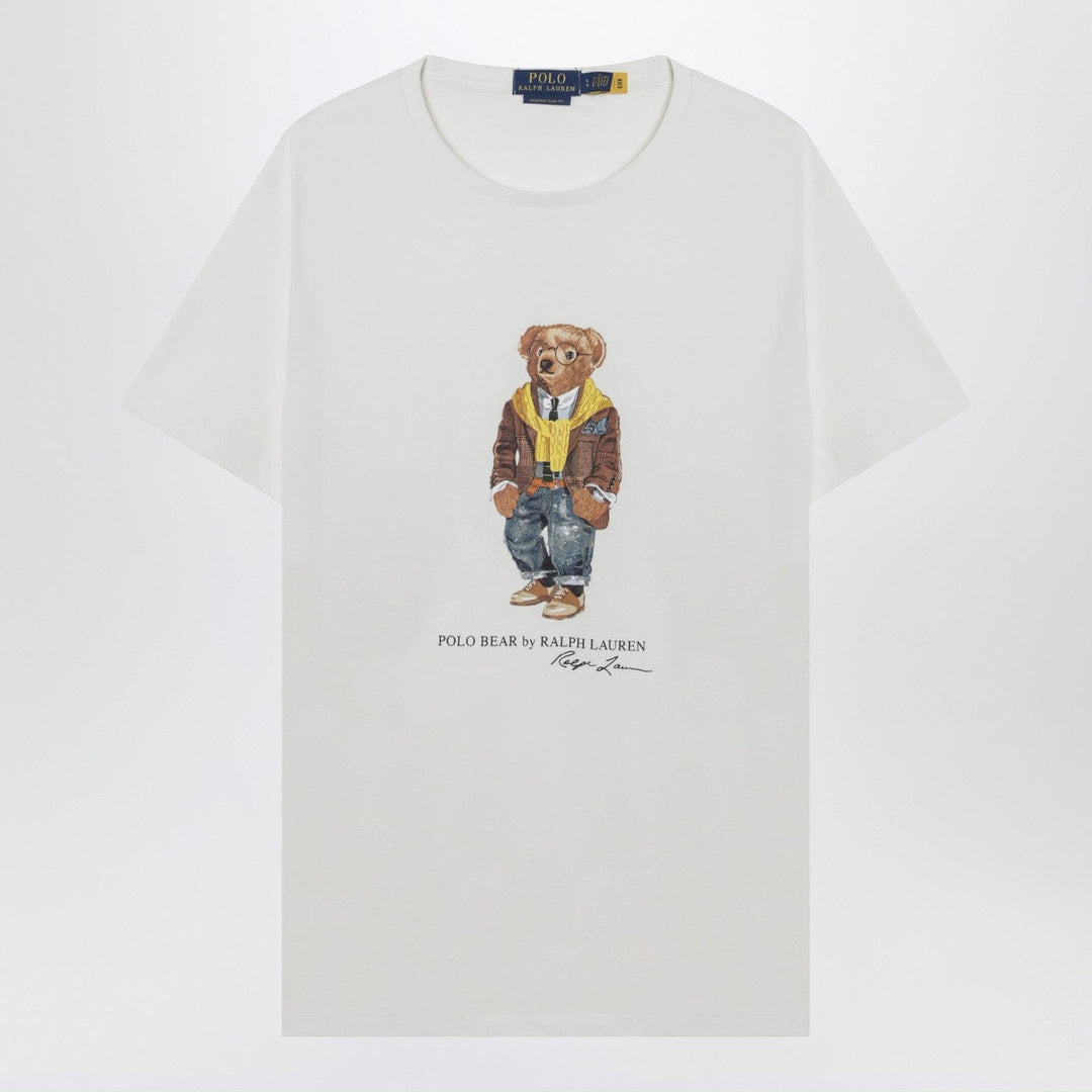 Shirts & Tops Polo Ralph Lauren - White Polo Bear T-shirt Custom Slim-Fit Brand
