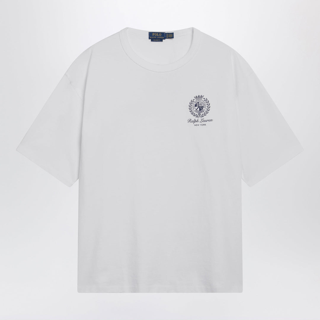 Shirts &amp; Tops Polo Ralph Lauren - White Relaxed-Fit T-Shirt With Logo Prints Brand