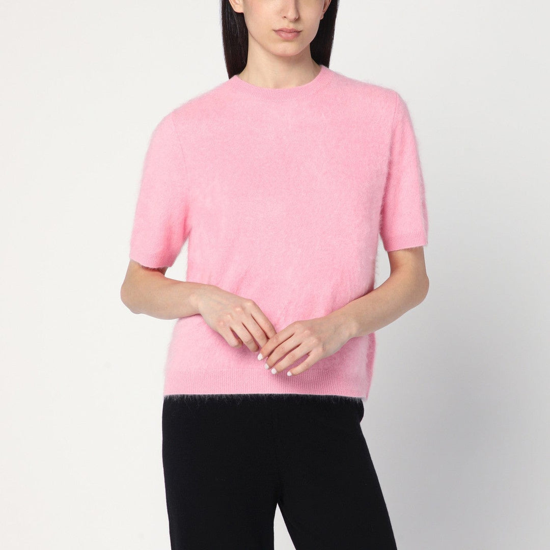 Shirts & Tops L Soft Goat - Pink brushed cashmere sweater Brand