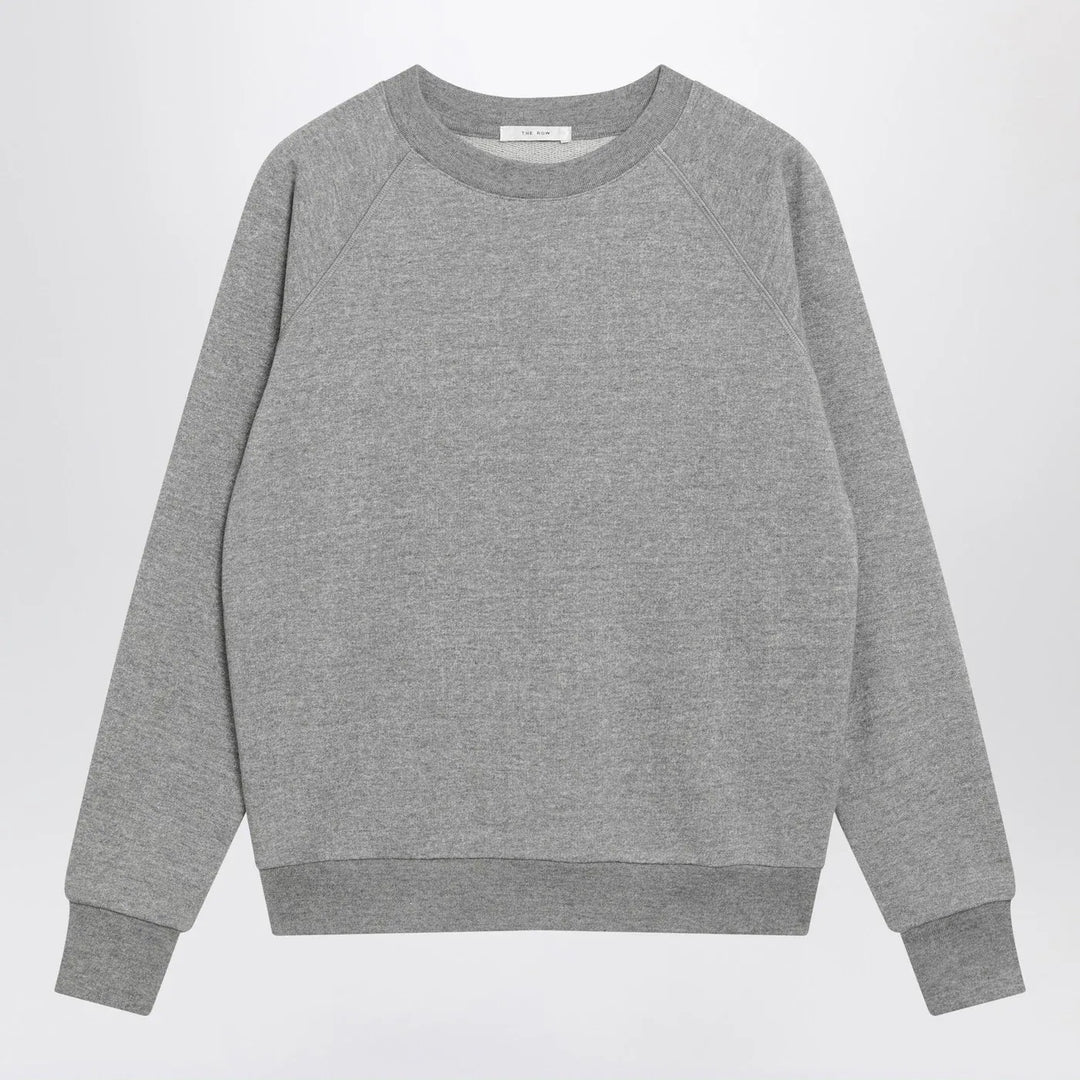 The Row - Eulalia sweatshirt in grey mélange cashmere blend Brand Shirts &amp; Tops XS