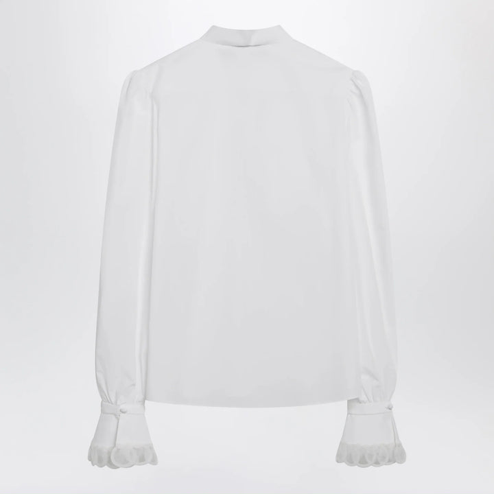 Valentino - White cotton poplin shirt Brand Shirts &amp; Tops