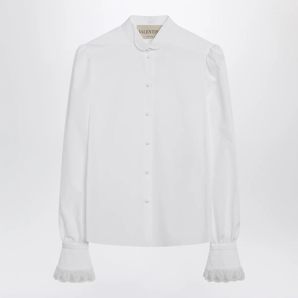 Valentino - White cotton poplin shirt Brand Shirts & Tops 38  IT