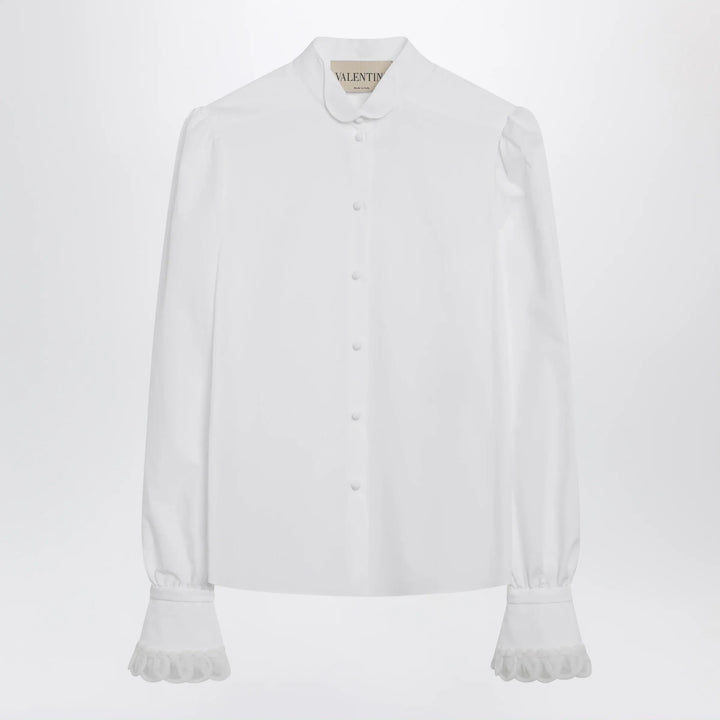 Valentino - White cotton poplin shirt Brand Shirts &amp; Tops 38  IT