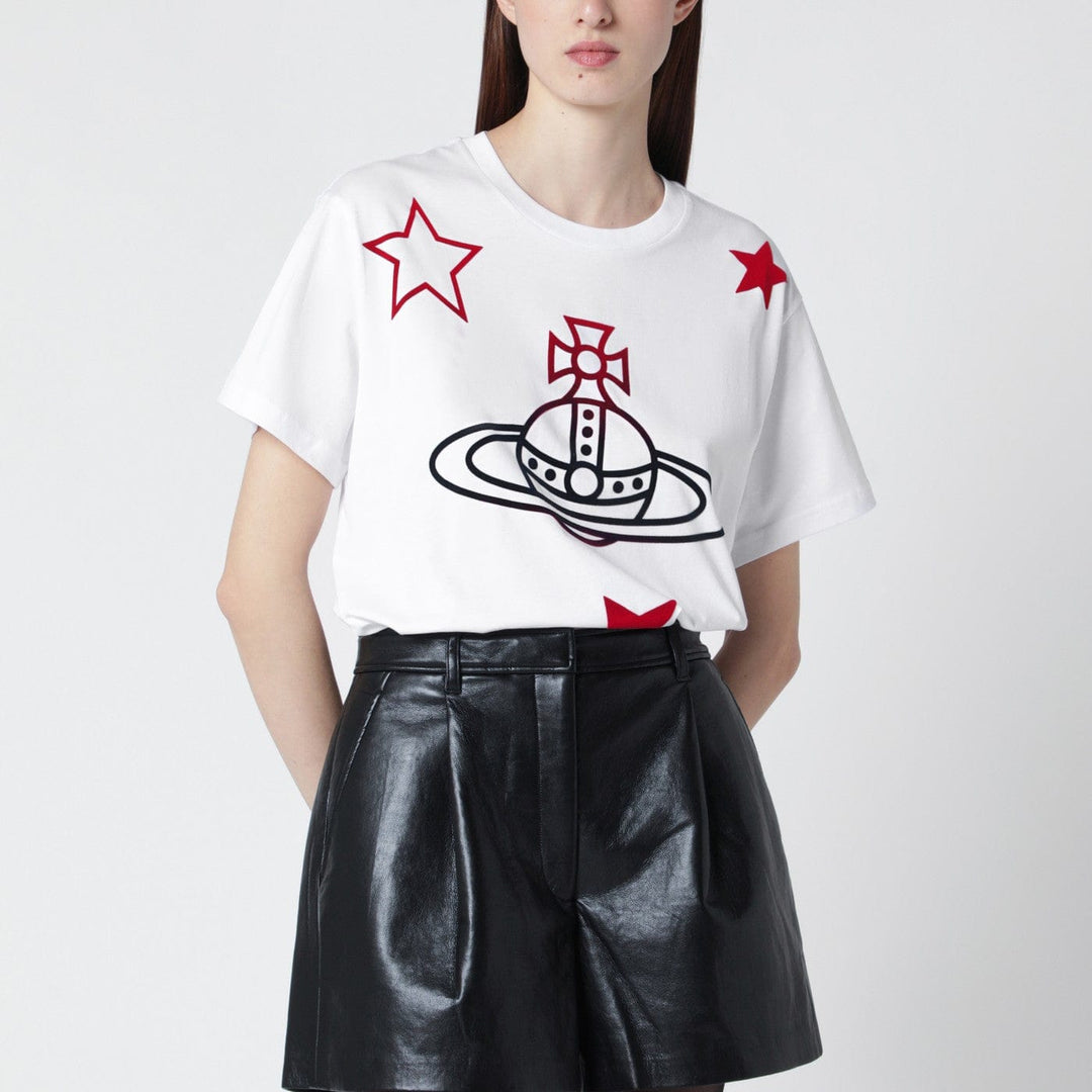 Shirts &amp; Tops Vivienne Westwood - White Orb and Stars T-shirt Brand