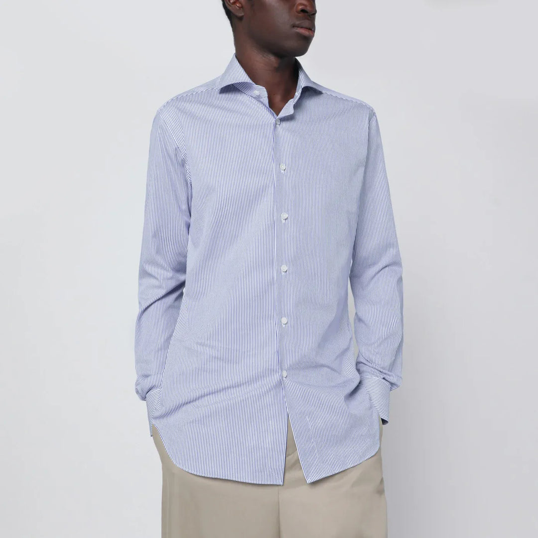 XACUS - White striped Travel shirt Brand Shirts &amp; Tops 43