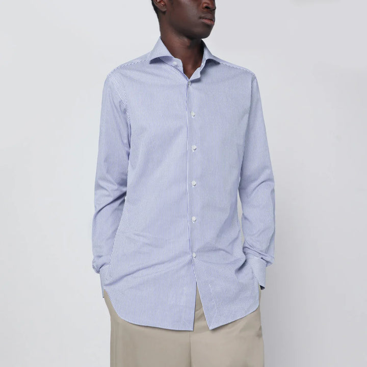 XACUS - White striped Travel shirt Brand Shirts &amp; Tops 43