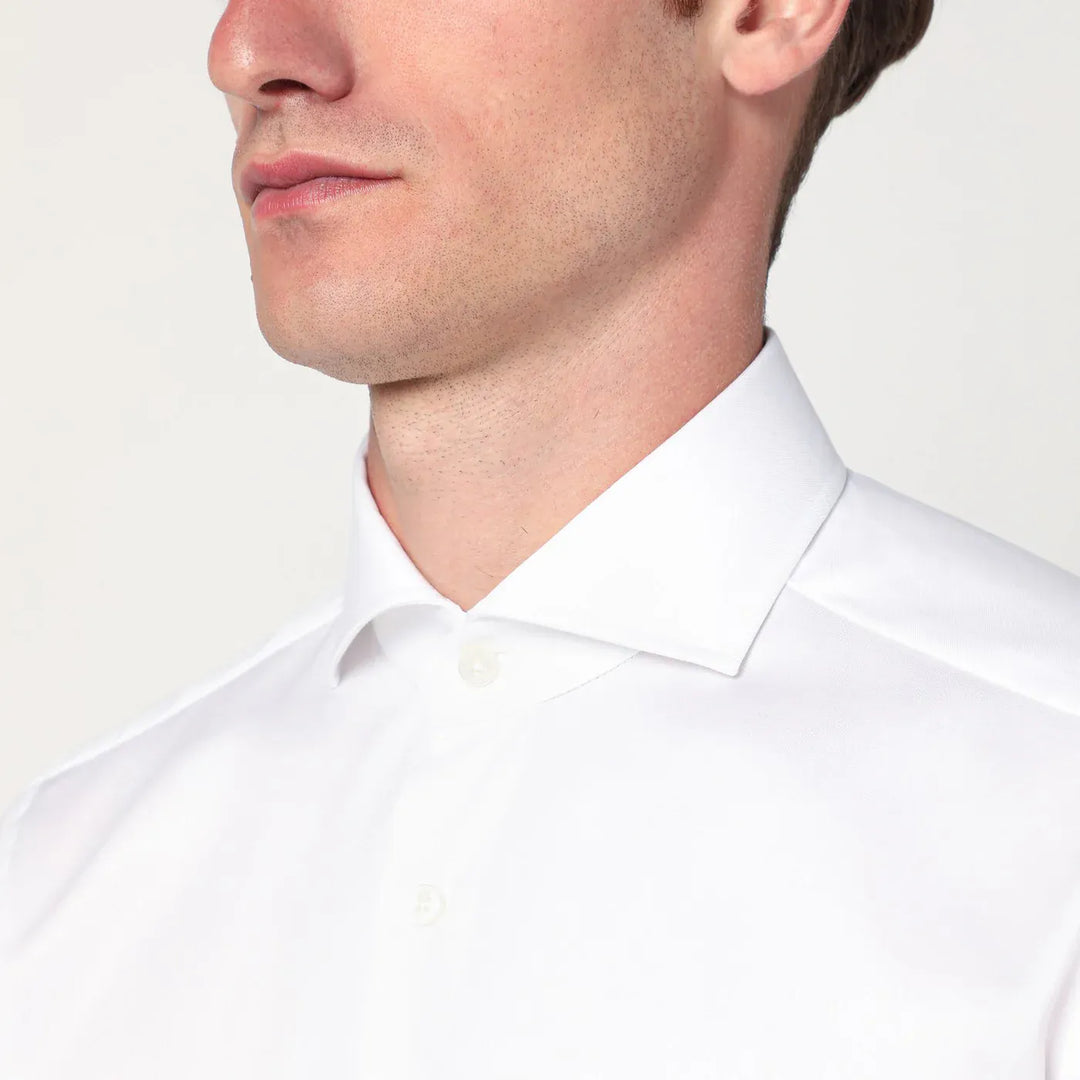 XACUS - White Travel cotton shirt Brand Shirts &amp; Tops 39