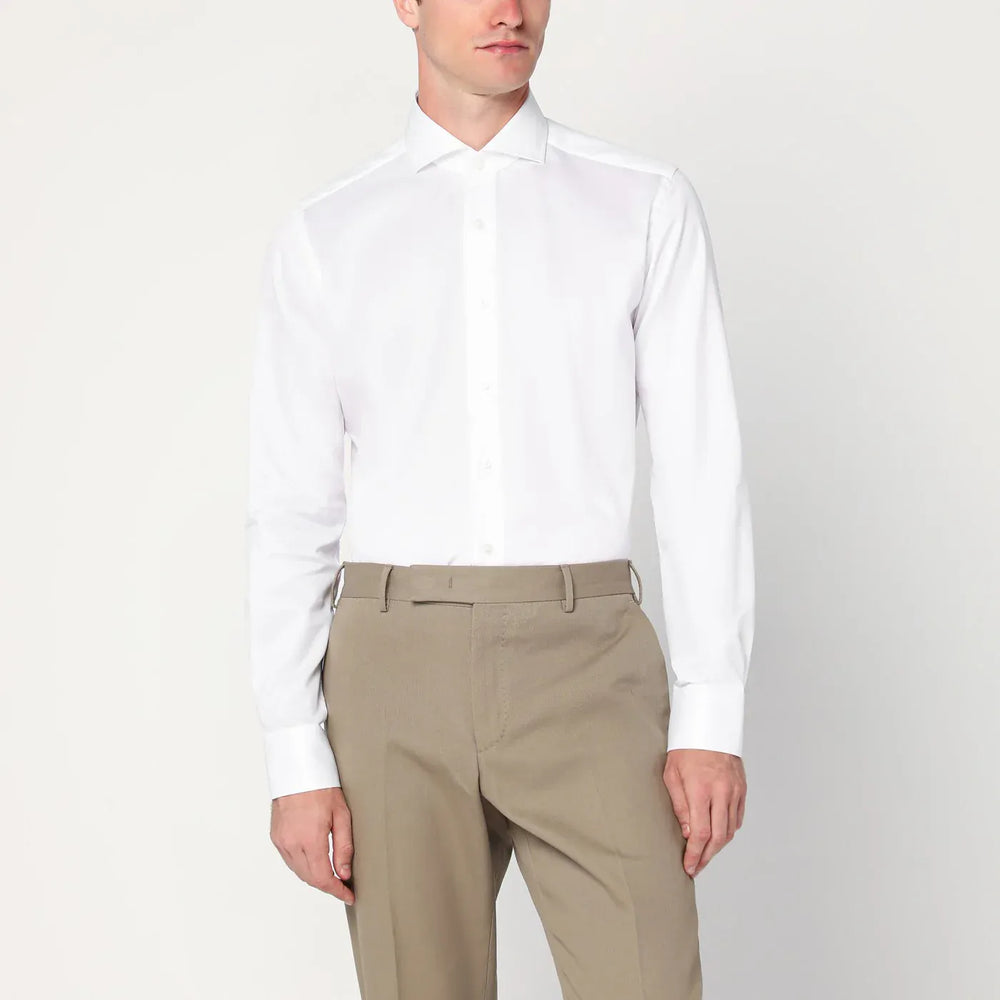 XACUS - White Travel cotton shirt Brand Shirts & Tops 39