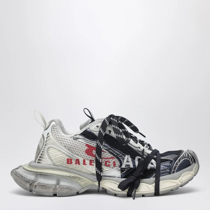Balenciaga - 3XL Split Logo Sneakers in light yellow/red/navy Brand Shoes 42 IT