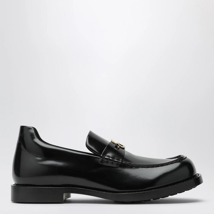 Balenciaga - Comfy loafers in black calf leather Brand Shoes 36 IT