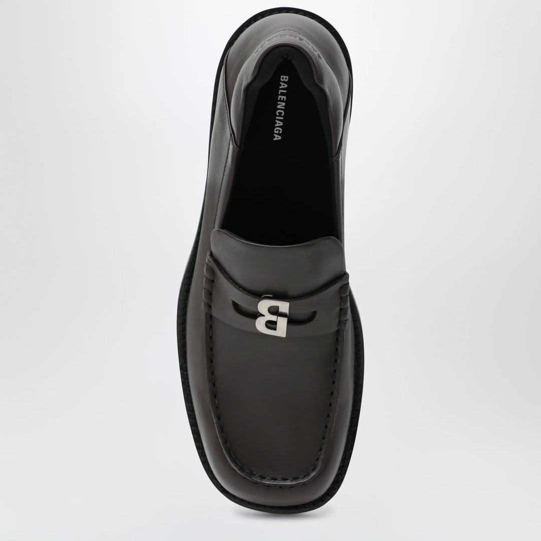 Balenciaga - Comfy loafers in mocha leather Brand Shoes