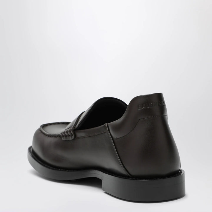 Balenciaga - Comfy loafers in mocha leather Brand Shoes