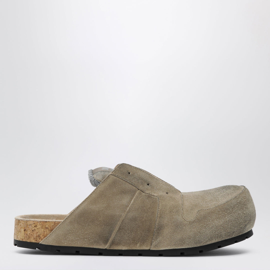 Shoes Balenciaga - Dumbo sabot in distressed suede calfskin Brand