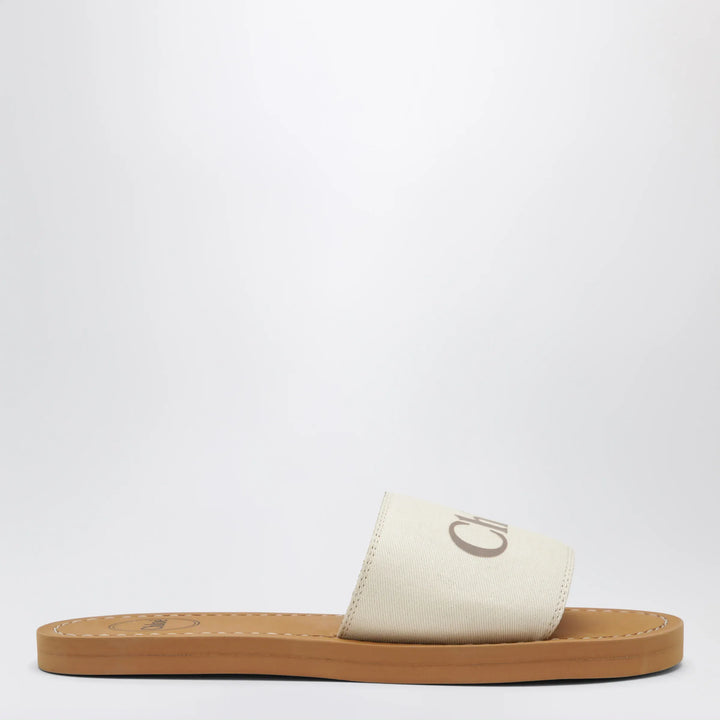 Chloé - White slides with logo Brand Shoes 34