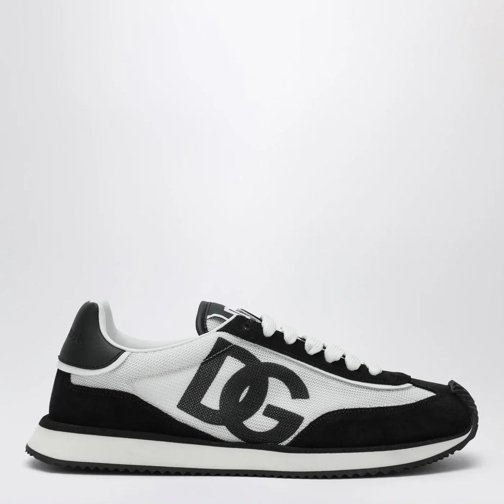 Dolce&Gabbana - White and black DG Cushion Sneakers Brand Shoes 36 IT